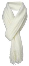 Schal in cremeweiss einfarbig