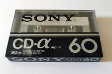 SONY CD-alpha 60 Compact Cassette - noch in Folie - unbenutzt !!
