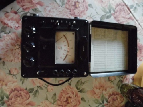 Vintage analog amperemeter - analog, /