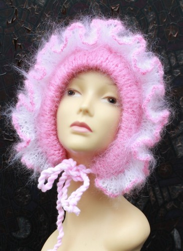 Kid mohair haube baby hat - "kid,