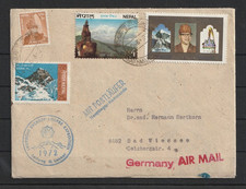 Nepal Luftpost Brief Everest-Lhotse Expedition nach Bad Wiessee, 1972 #1096223