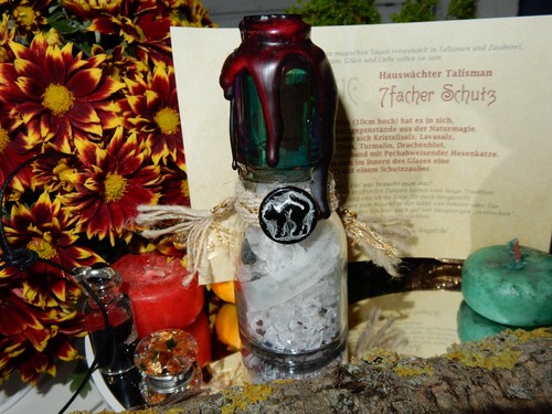 Hexenflasche-Schutzmagie