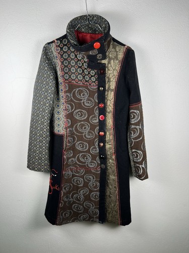Desigual mantel schwarz damen - desigual,