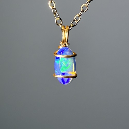 Halskette mit welo opal - mit,