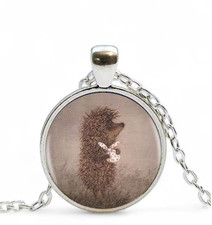 Halskette Kette Anhänger Glas