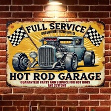 Blechschild Full Service Hot