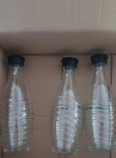 SodaStream 3 x 0,7L Glaskaraffen Ersatzflaschen geeignet für CRYSTAL & PENGUIN