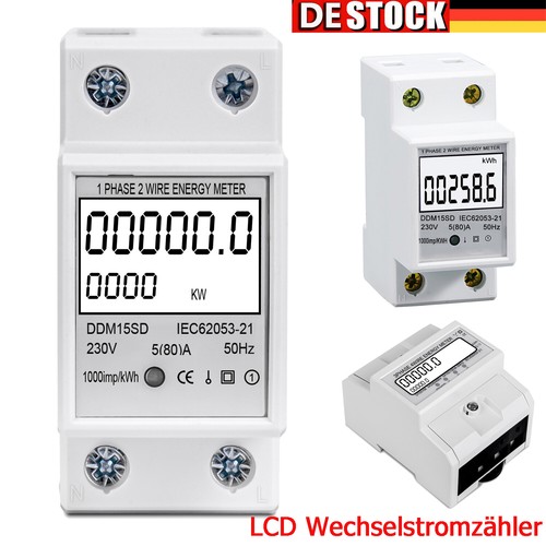 Lcd drehstromzahler - lcd,