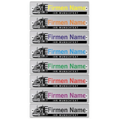 Stück namenschild - 1,