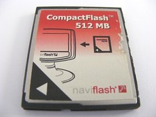 512MB Compact Flash Card ( 512 MB CF Karte ) NAVIFLASH gebraucht