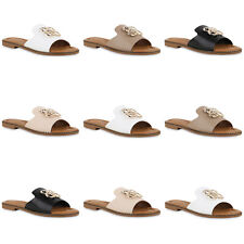 Damen Pantoletten Sandalen