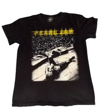 Selten Vintage 1990s Pearl Jam Eddie Vedder T-Shirt Thunder Tag Rare Grail - L