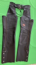 HARLEY-DAVIDSON Motorrad LEDER CHAPS Gr. S (Damen), schwarz