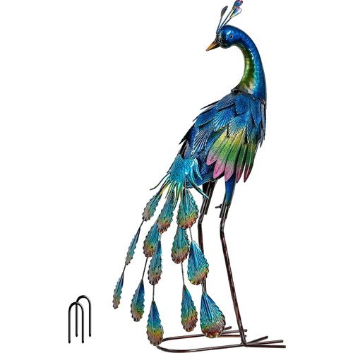 Metall pfau gartenfigur für - gartenfigur,
