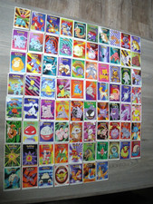 100 Pokemon dunkin Boomer Karten 77 Aufkleber +23 doppelte Sticker 2000 Nintendo