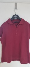 wunderschönes Damen Poloshirt JETTE JOOP tolles Dunkelrot Gr. 46 getragen top