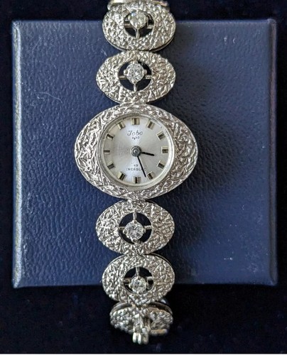 Damen weißgold armbanduhr mit - damen,