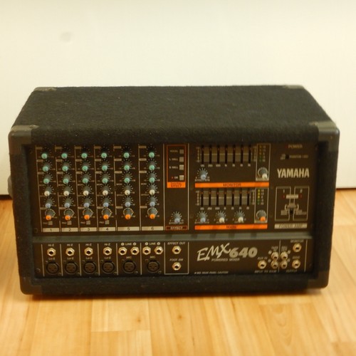Yamaha emx 640 power mixer - yamaha,