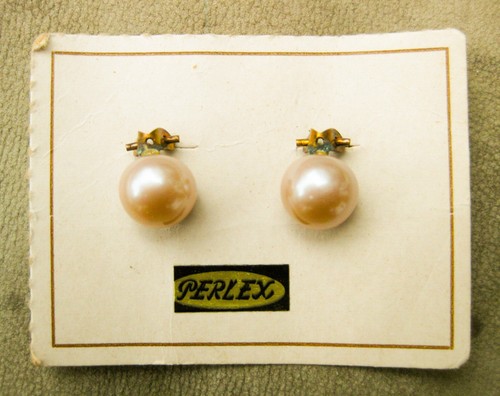 Ohrclips perle rosé - ~perle,