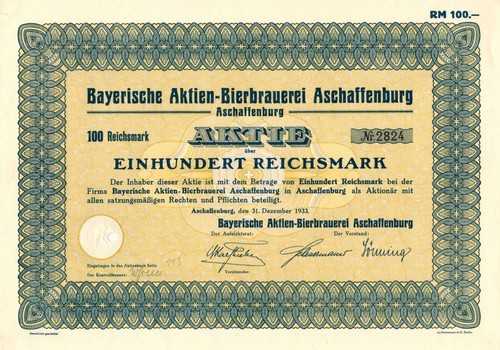 Bayerische aktien bierbrauerei - bayerische, aktien-bierbrauerei
