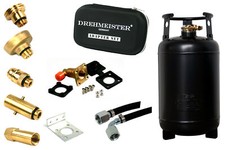 CAMPKO Gasflasche 30L wiederbefüllbar mit Multiventil 80% Füllstop 67R01 LPG