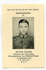 Soldaten sterbebild wk - soldaten,