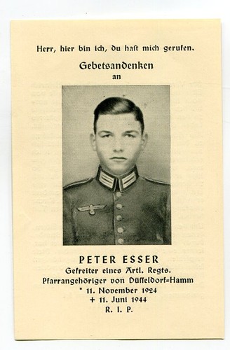 Soldaten sterbebild wk - soldaten,