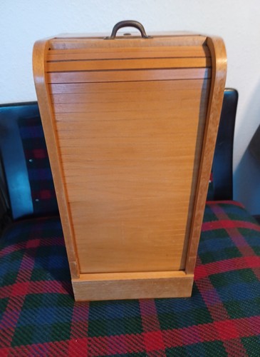 Alter karteikasten holz der - karteikasten,