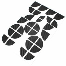 Carbon Emblem Ecken für BMW
