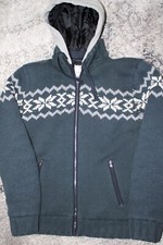 Garcia Herren Winter Strickjacke mit Kapuze Gr. 2XL