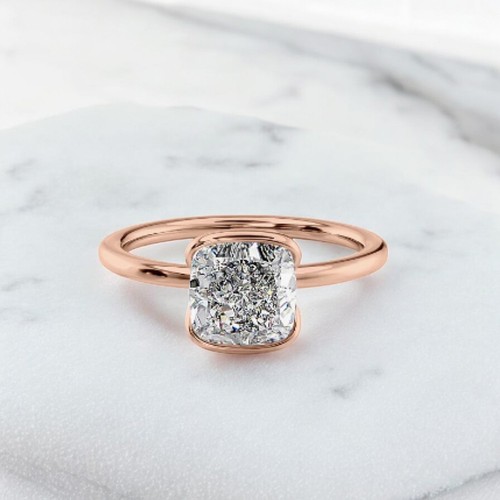 Karat rotgold ring - 14,