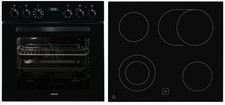 Exquisit EHE285-HBZ-020 Einbau Herdset 75 Liter 59cm breit Glaskeramik 1657210
