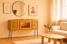 VINTAGE ART DECO SCHRANK 