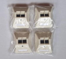 UAE-Doppel Dosen 8-polig Aufputz LAN Netzwerk ISDN Schrägauslass beige