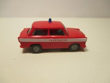 SES s.e.s. Modellauto PKW Trabant 601 S Trabbi FEUERWEHR rot  1/87 H0