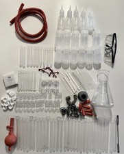 Experimentierbox Chemiebaukasten - Reagenzgläser & Bausatz für Experimente