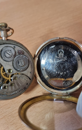 Antike hamilton taschenuhr - hamilton,