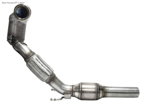 Hjs edelstahl ø76mm frontpipe - edelstahl,