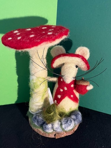 Fliegenpilz maus mit led - maus,