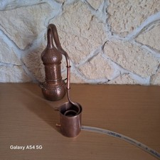 Destillierkolben Kupfer 0,5l, Destillation 