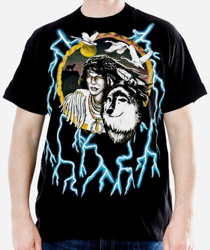Shirt indianer squaw mit - t-shirt,