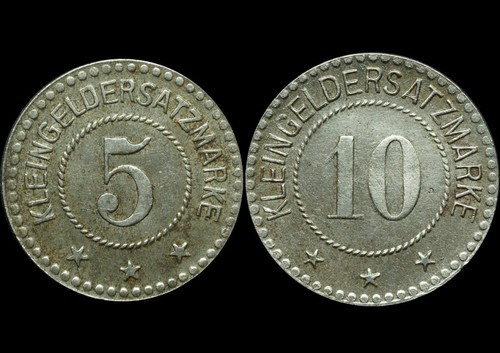 Notgeld 10 pfennig funck - &, pfennig.