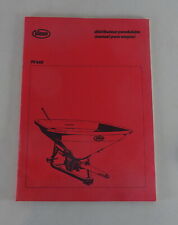 Betriebsanleitung Vicon Pendeldüngerstreuer  PS 402 Französisch 