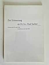 ZUR ERINNERUNG AN DR HC PAUL