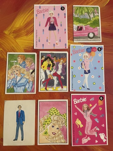 Panini sticker barbie - panini, 1989