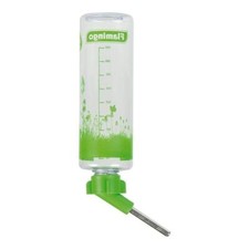 Trinkflasche Kugeltränke Wasserspender Tränke Kaninchen Nager Hase 1 Liter Klar