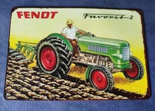 Blechschild FENDT  Favorit 2 Traktor