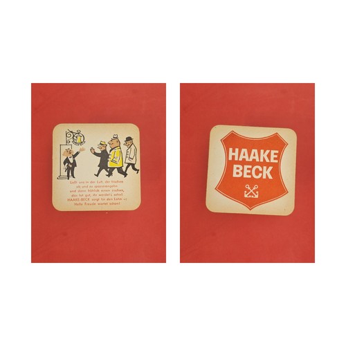 Haake beck schild - schild, brauerei