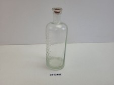 Flasche + Stopfen Glas Gummi