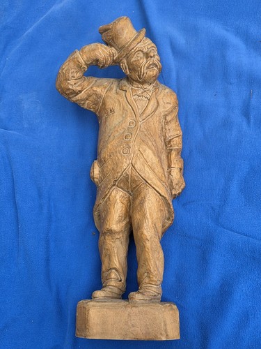 Holzstatue 53cm betrunkener - 53cm,